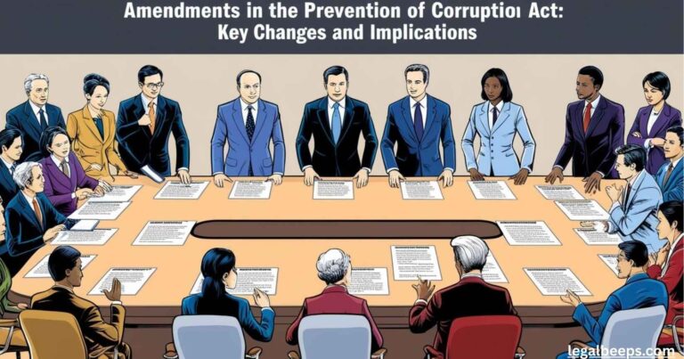 Amendments in the Prevention of Corruption Act: Key Changes and Implications