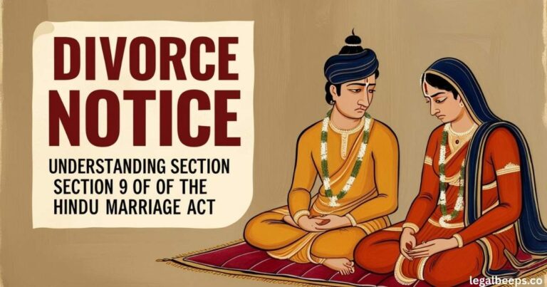 Divorce Notice: Understanding Section 9 of the Hindu Marriage Act