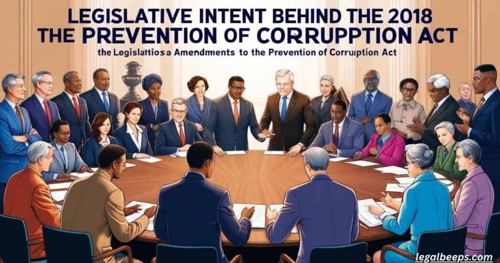 Legislative Intent Behind the 2018 Amendments to the Prevention of Corruption Act