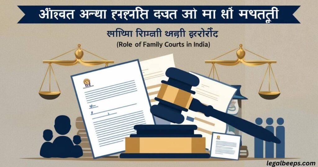 रिवार न्यायालय की भूमिका (Role of Family Courts in India)