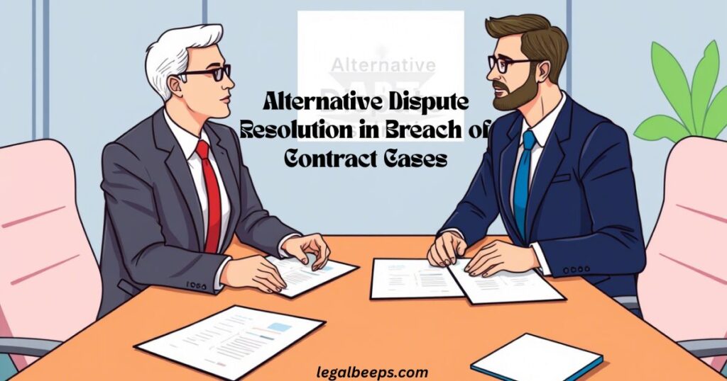 Alternative Dispute Resolution in Breach of Contract Cases
