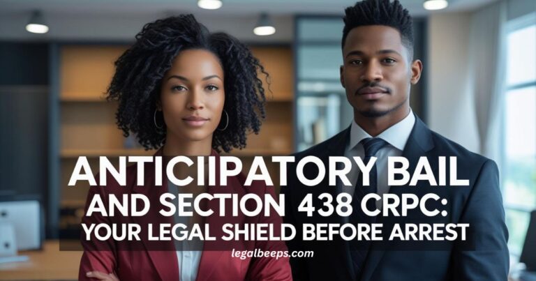 Anticipatory Bail and Section 438 CrPC: Your Legal Shield Before Arrest